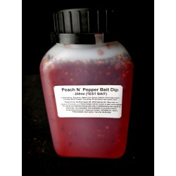 Peach N` Pepper Bait Dip - 250ml (test bait)